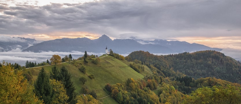 Church Of St Primoz, Jamnik, Slovenia Church Of St Primoz, Jamnik, Slovenia