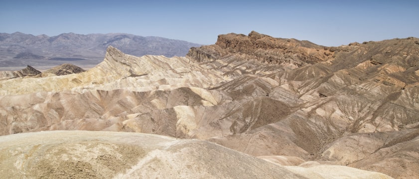 Badlands, Zabriskie Point, California, USA Badlands, Zabriskie Point, California, USA